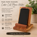 Cedar Cell Phone Holder