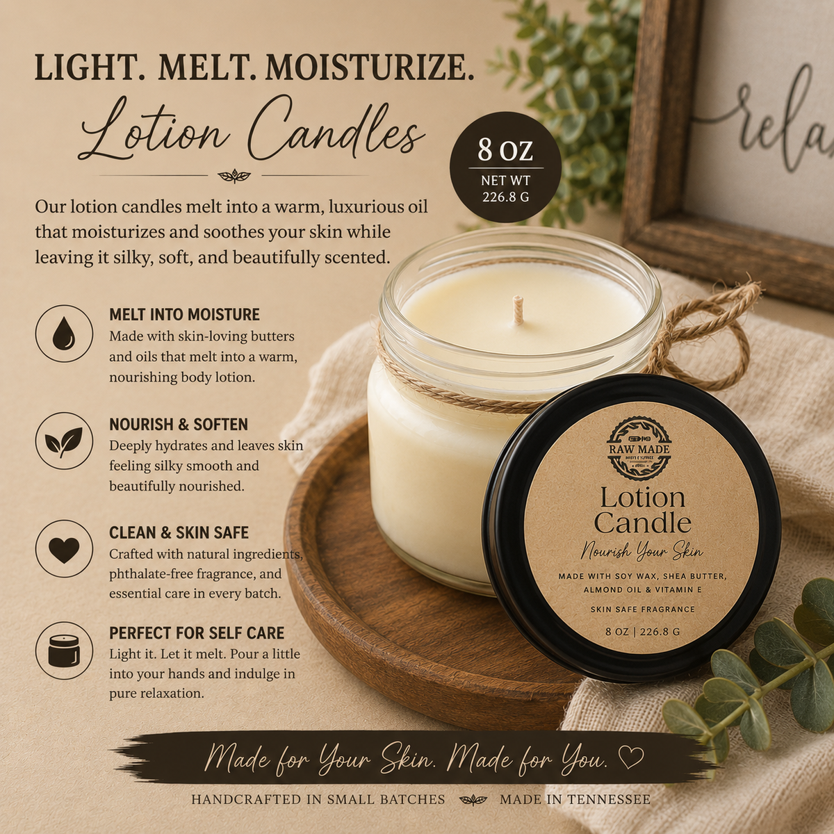 Lotion Candles 8oz