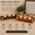 Wood Votive Candle Holder