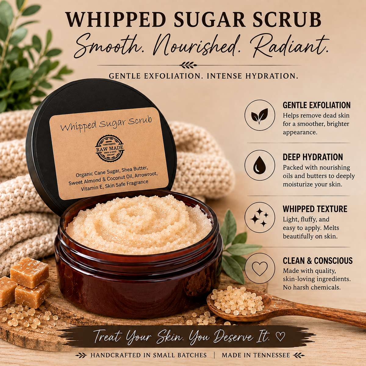Whipped Sugar Scrub 6.5oz